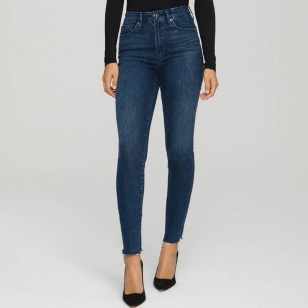 Max Studio Dark Blue High-Rise Skinny Jeans